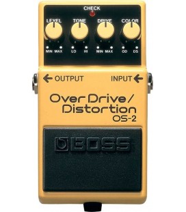 PEDAL OVERDRIVE GUITARRA ELECTRICA BOSS OS-2 OVERDRIVE-DISTORTION