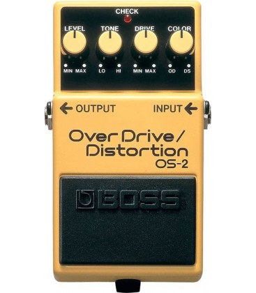 PEDAL OVERDRIVE GUITARRA ELECTRICA BOSS OS-2 OVERDRIVE-DISTORTION